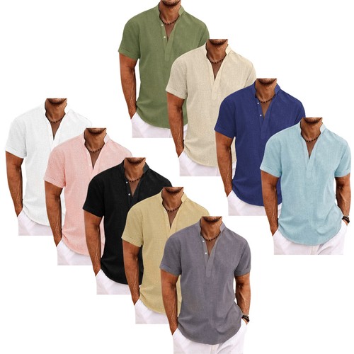 Herren sommer leinen - herren, hemd