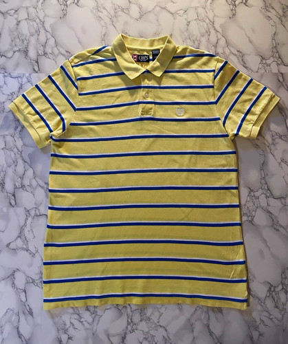 Chaps polohemd gelb - polohemd, gelb/blau/weiß