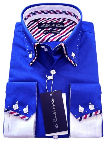 Herren designer hemd royal - herren,