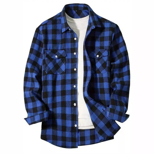 Herren flanellhemd tartan - flanellhemd,