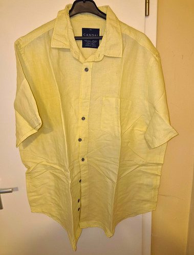 Canda herren hemd 3xl - 3xl, gelb