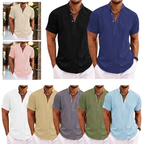 Herren kurzarm hemd baumwolle - herren,
