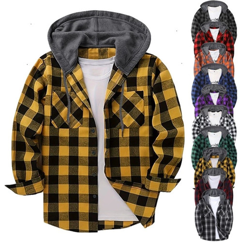 Herren flanellhemd warm - herren,
