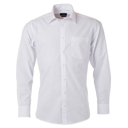 Herren langarm hemd uni - herren,