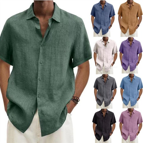 Herren kurzarm blusehemd - herren,
