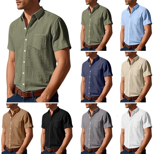 Herren sommer hemd kruzarm - herren,
