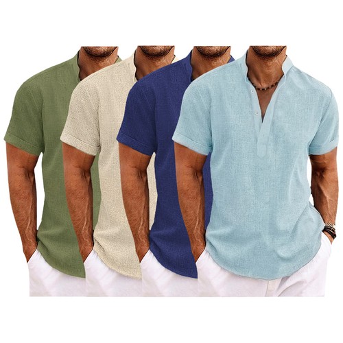 Herren leinen hemd - leinen,