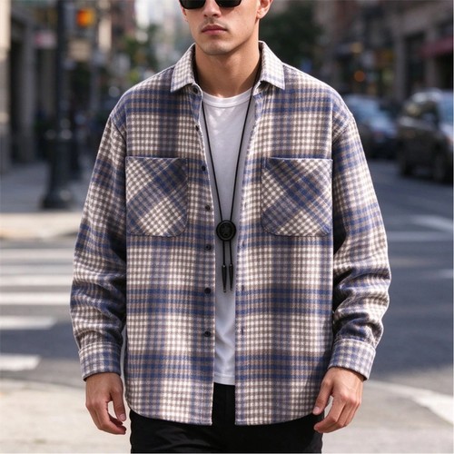 Herren hemdjacke mit - herren,